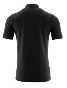 Mascot Poloshirt vollschwarz Rücken