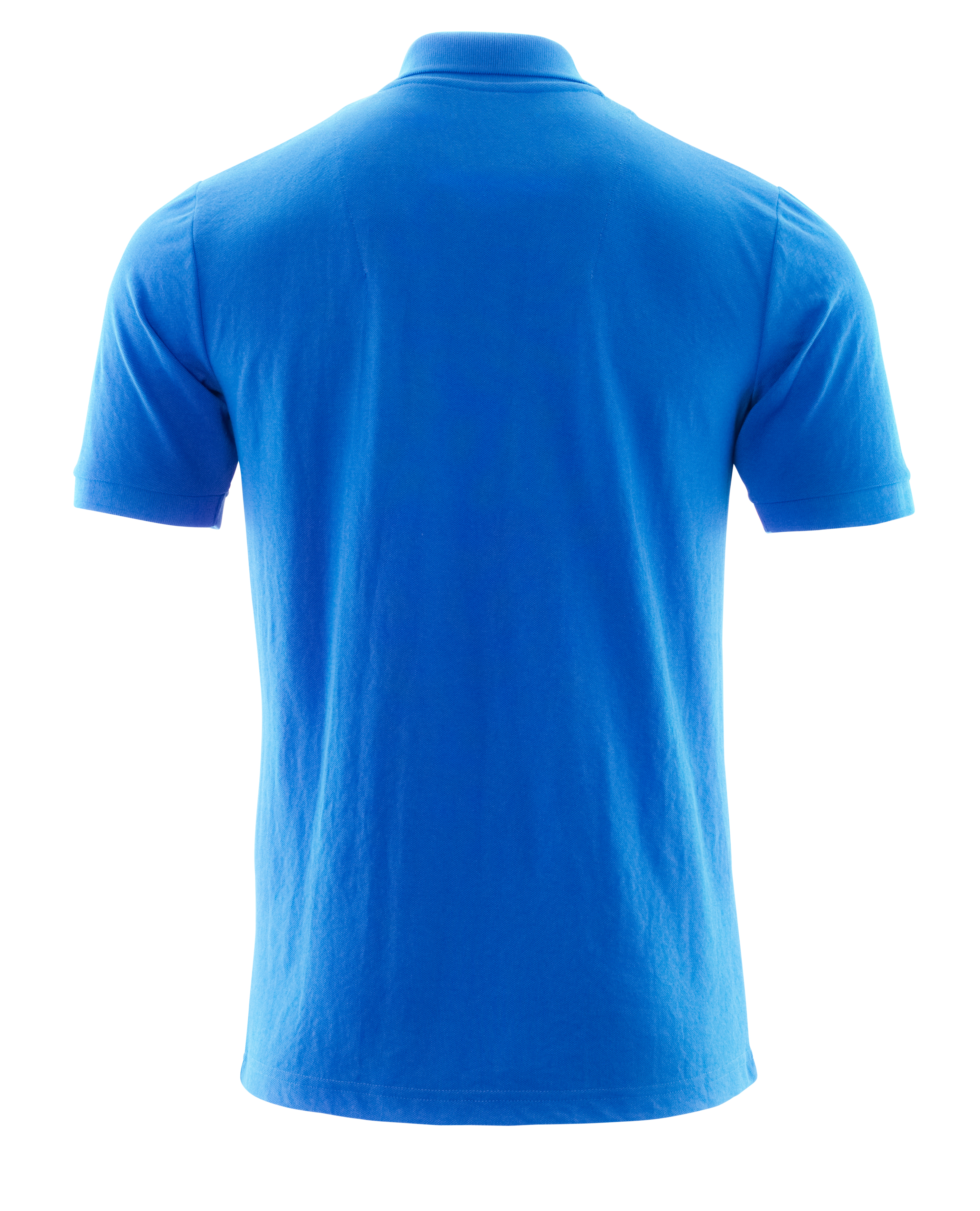 Mascot Poloshirt azurblau Rücken